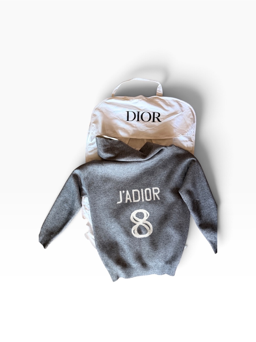 J'ADIOR 8 Gray Hooded Sweater